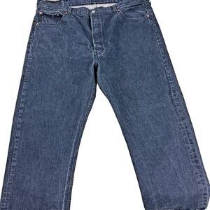 Levi's 501 Straight Fit Men's Jeans  44X30 Dark Wash
